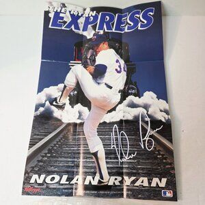 6 Vtg 1993 Kelloggs Premium Nolan Ryan Express 9x13 Poster Costacos Bros